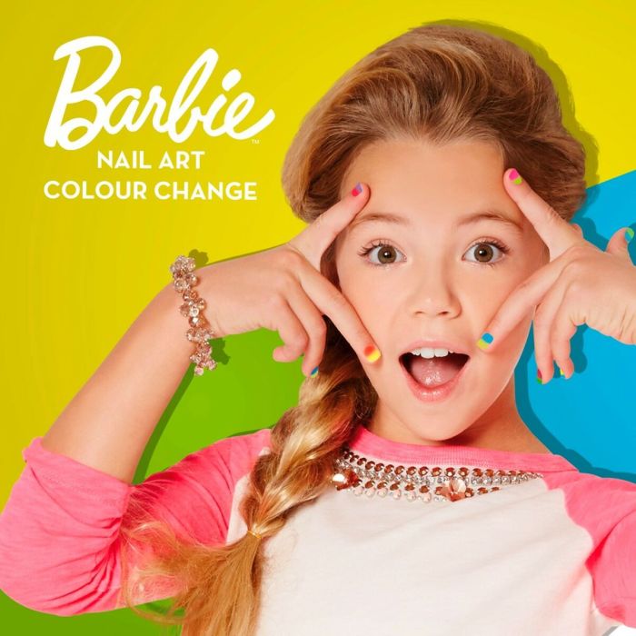 Kit para crear Maquillaje Barbie Studio Color Change Esmalte de uñas 15 Piezas 5