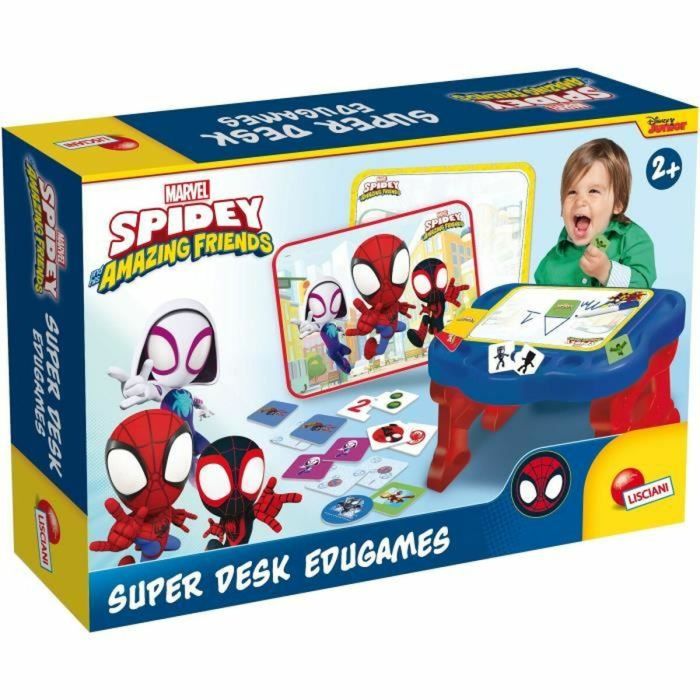 Escritorio de actividades con 10 juegos - Spidey Super desk - Edu games - LISCIANI