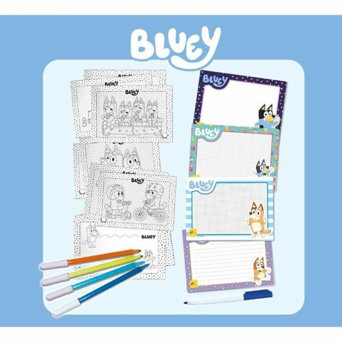 Fichas para dibujar Lisciani Giochi Bluey Multicolor 3