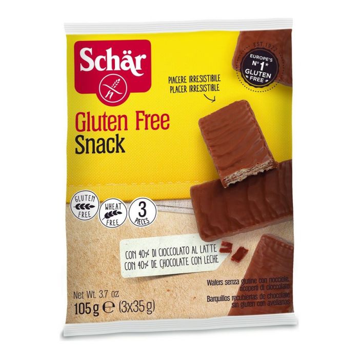 Snacks Schar Snack Chocolate con leche (3 x 35 g) 1