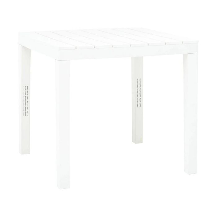 Mesa de Comedor IPAE Progarden Bali Blanco 78 x 78 x 72 cm 3