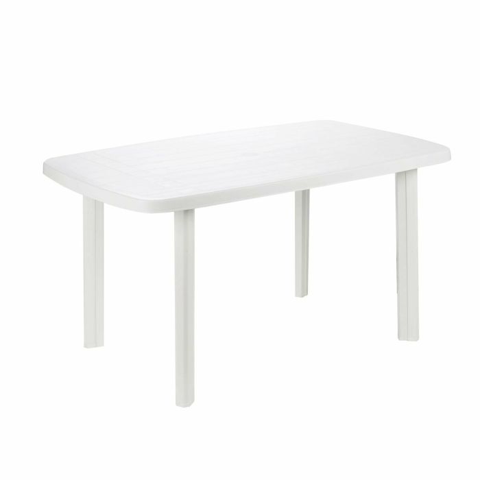 Mesa auxiliar IPAE Progarden 08330100 Blanco Resina (72 x 137 x 85 cm ) 1