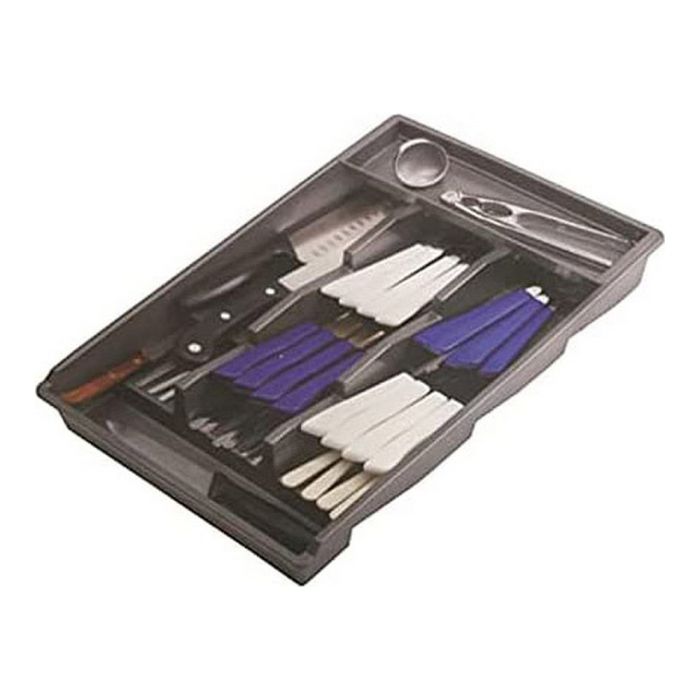 Organizador para Cubiertos Tontarelli Bella plus Negro (43,6 x 28,7 x 7,13 cm) 1 Organizador para Cubiertos Tontarelli Bella plus Negro (43,6 x 28,7 x 7,13 cm) 1