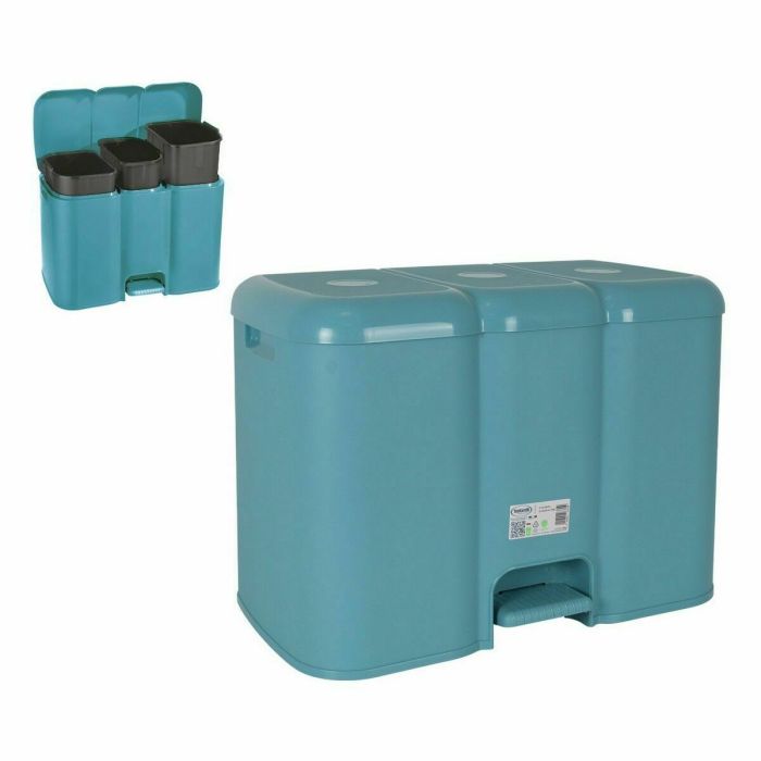 Cubo de basura Tontarelli Patty Azul (4 Unidades) 1