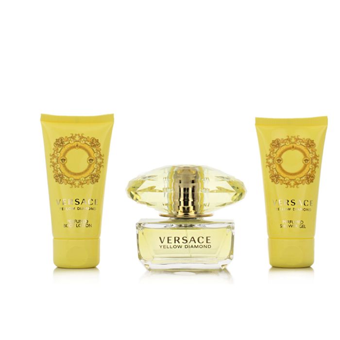 Set de Perfume Mujer Versace EDT Yellow Diamond 3 Piezas 1