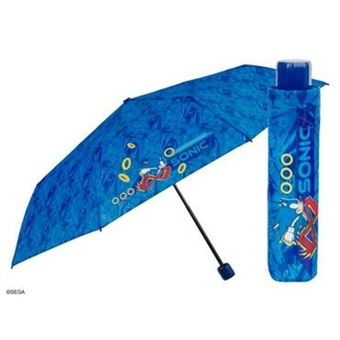 Paraguas Plegable Sonic Perletti Azul Ø 91 cm Infantil 1