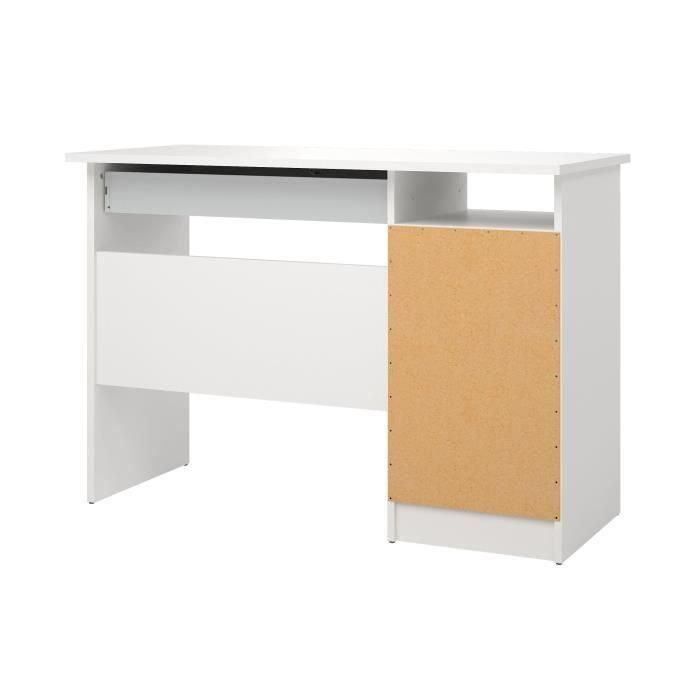 ESTUDIANTE Escritorio con 5 cajones - Decoración blanca - L 109.3 x P 48.5 x H 75.6 cm 5