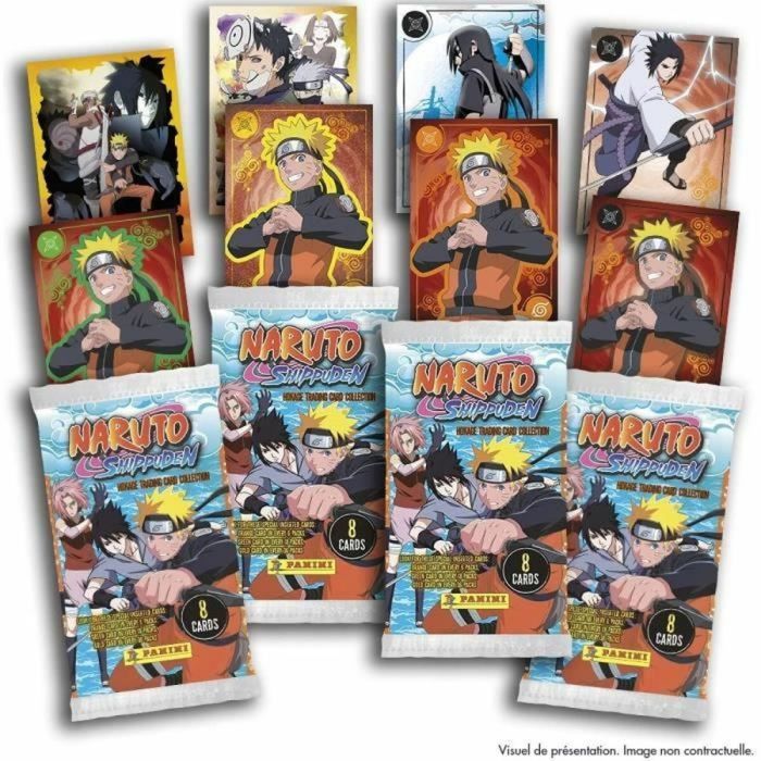 Pack de cartas coleccionables Naruto Shippuden 1