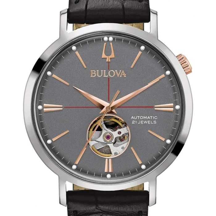 Reloj Hombre Bulova 98A187 Negro Gris 1