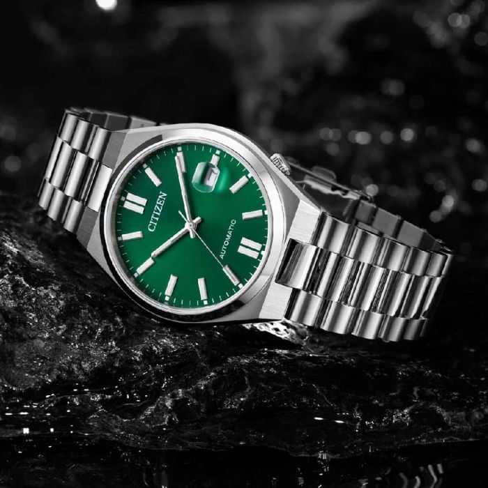 Reloj Hombre Citizen TSUYOSA AUTOMATIC Verde Plateado (Ø 40 mm) 2