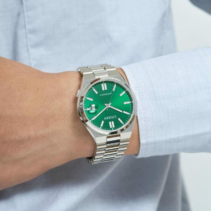 Reloj Hombre Citizen TSUYOSA AUTOMATIC Verde Plateado (Ø 40 mm) 1