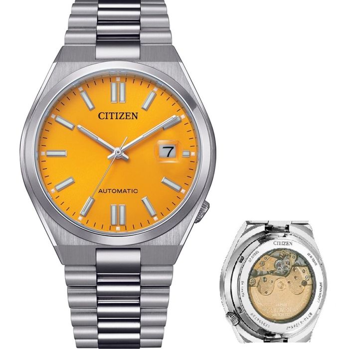 Reloj Hombre Citizen NJ0150-81Z Naranja Plateado (Ø 40 mm)