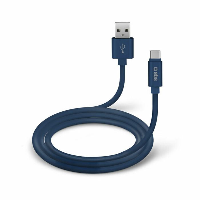 Cable USB A 2.0 a USB C SBS TECABLPOLOTYPECB Azul