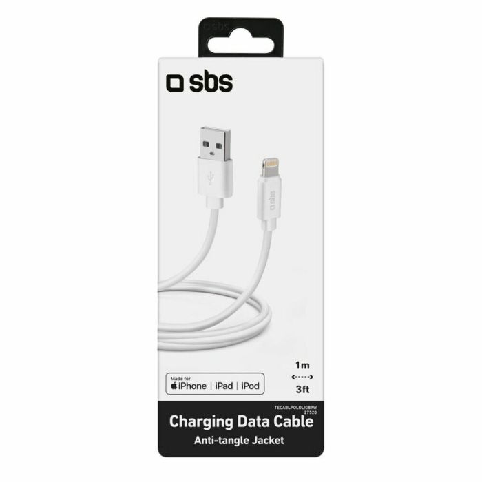 Cable de Datos/Carga con USB SBS TECABLPOLOLIG89W