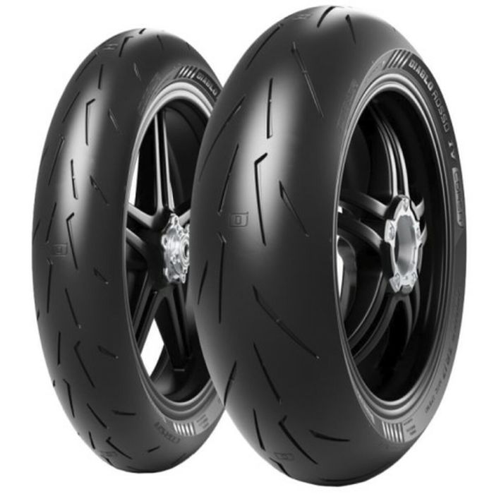 Neumático para Motocicleta Pirelli DIABLO ROSSO IV CORSA 180/55ZR17 Neumático para Motocicleta Pirelli DIABLO ROSSO IV CORSA 180/55ZR17