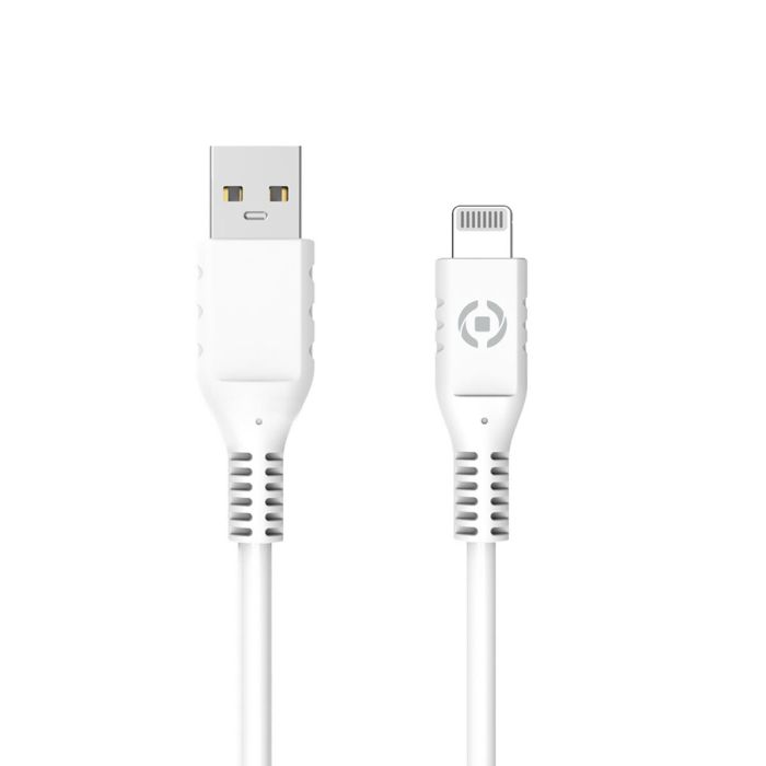 Cable USB a Lightning Celly Blanco 1 m