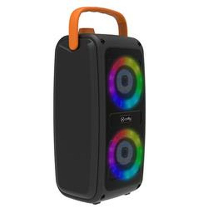 Celly Altavoz Inalambrico Con Luces Rgb Y Microfono Incluido Negro