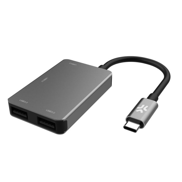 Hub USB 4 Puertos Celly PROHUB4IN1SV 1