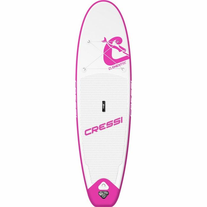 Tabla de Paddle Surf Hinchable con Accesorios Element  All Round Cressi-Sub 9,2" Blanco Transparente Blanco/Rosa 9