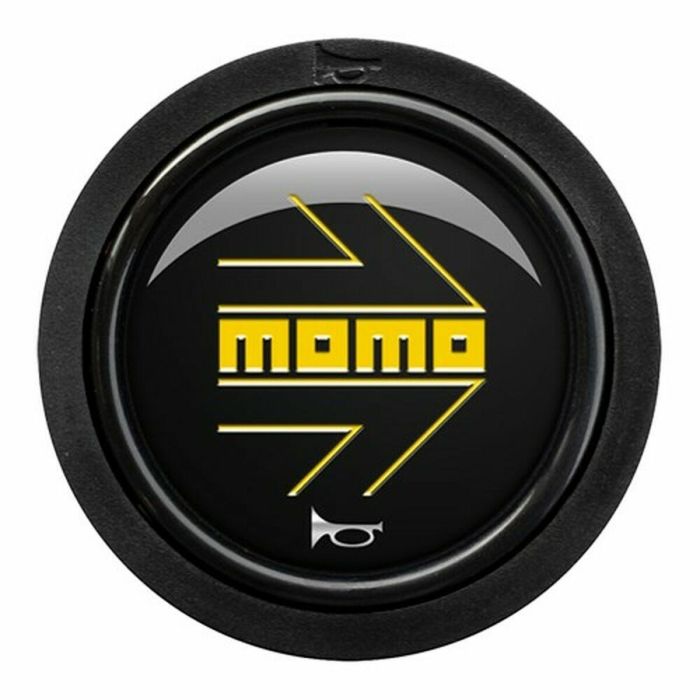 Pulsador de bocina para volante Momo MOMHOARW10BLKYER Negro 10 Unidades