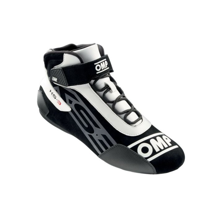 Botines Racing OMP KS-3 Negro/Blanco 46 2