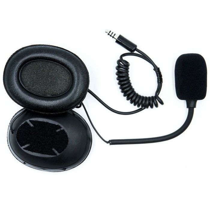 Kit Auriculares Y Microfono Casco Abierto- Nexus Hembra 4 Pin-Con Flex Boom-Orejeras ZERO6300001