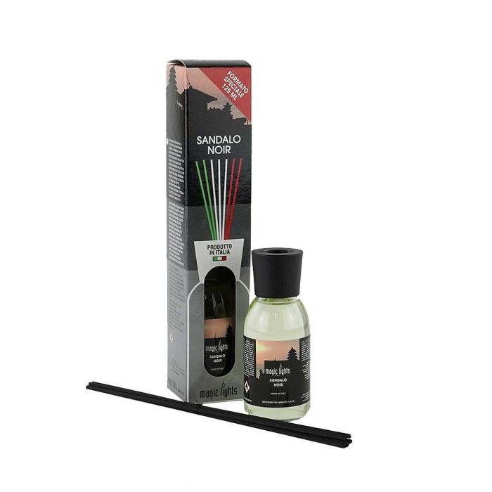 Difusor aroma mikado sándalo negro 125 ml magic lights