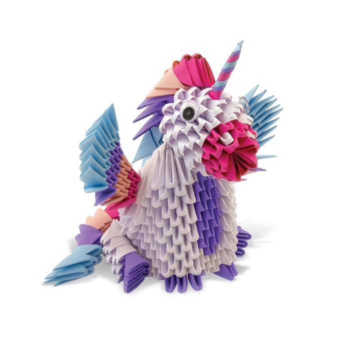 Juego de Manualidades con Papel Oxford Creagami 3D Unicornio 1