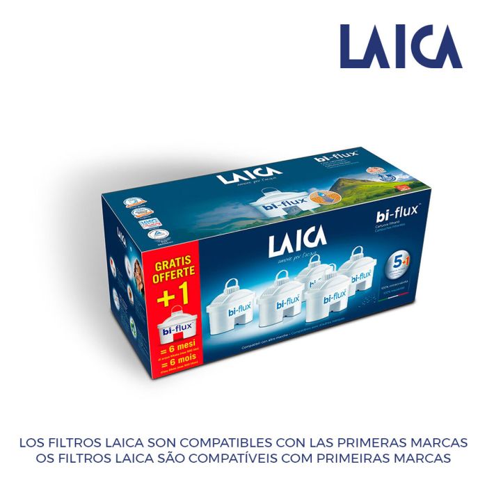 Filtro para Jarra Filtrante LAICA Pack (6 Unidades) 1