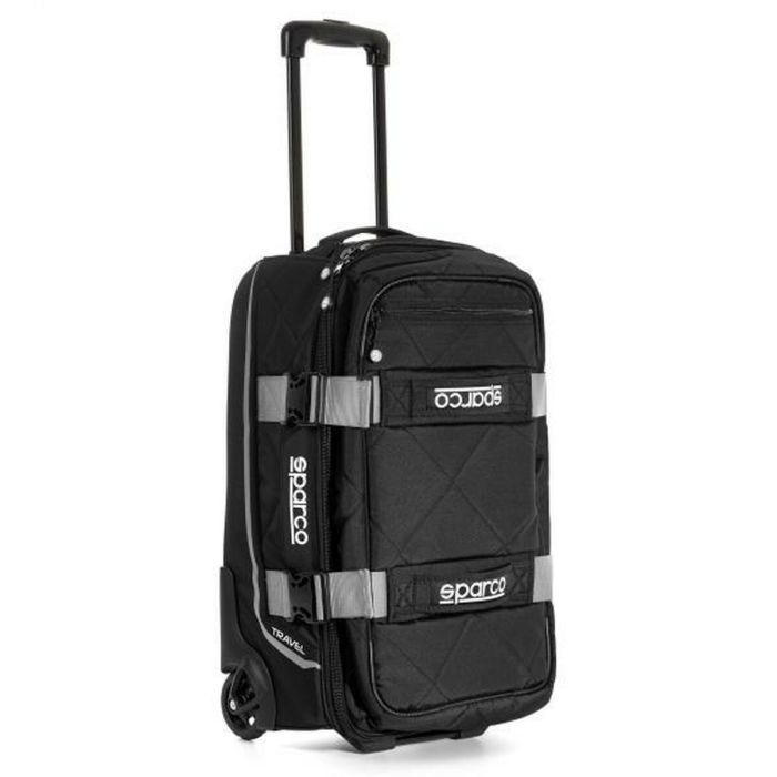 Negro-Silver Travel Bolsa S016438NRSI