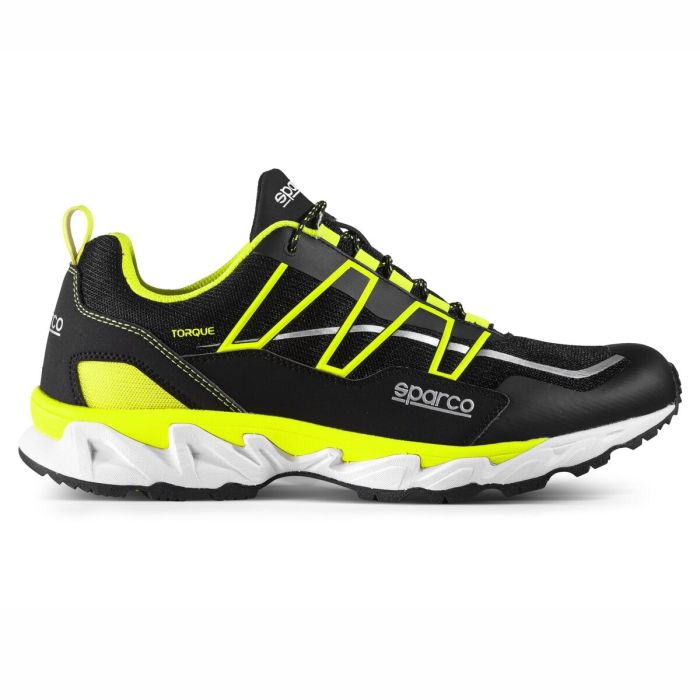 Sparco S00128939NRGF Botines de Trabajo Torque Boavista ultraligeros para mecánicos, suela antideslizante, Negro-Amarillo, Talla 39
