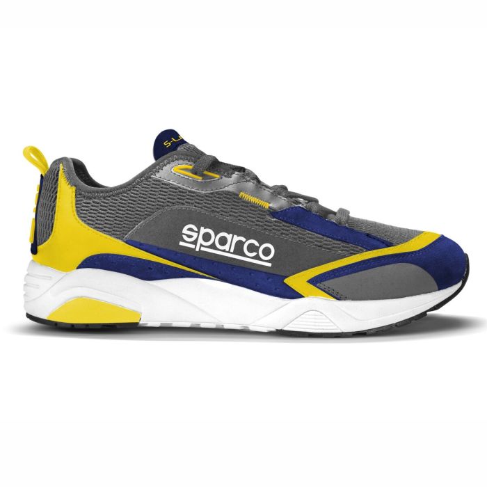 Botines Racing Sparco S-LANE Amarillo Azul oscuro