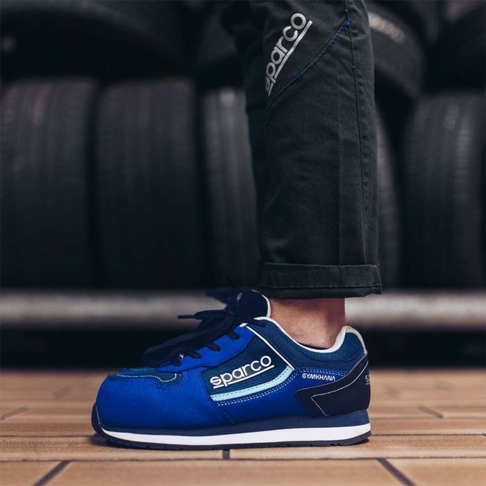 Botines Racing Sparco GYMKHANA LANDO Azul Negro 5