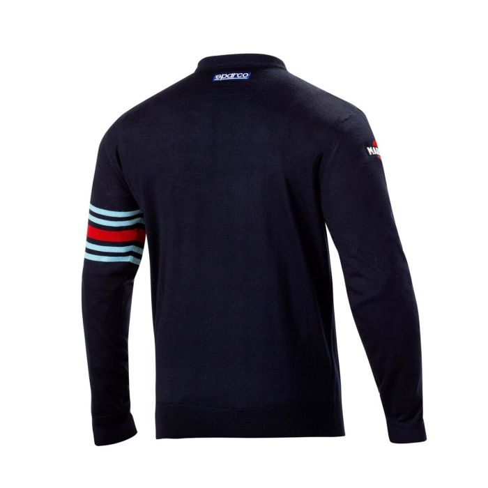 Sudadera sin Capucha Hombre Sparco Martini Racing Azul oscuro 3