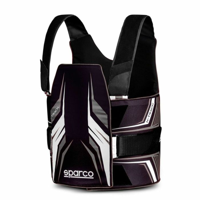 Sparco S002406KNRBI4L Protector de Costillas K-Track Karting FIA 8870-2018 Talla L Ligero Ergonómico Alta Protección