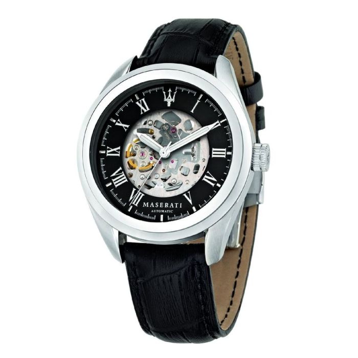 Reloj Hombre Maserati TRAGUARDO AUTOMATIC Negro (Ø 45 mm)