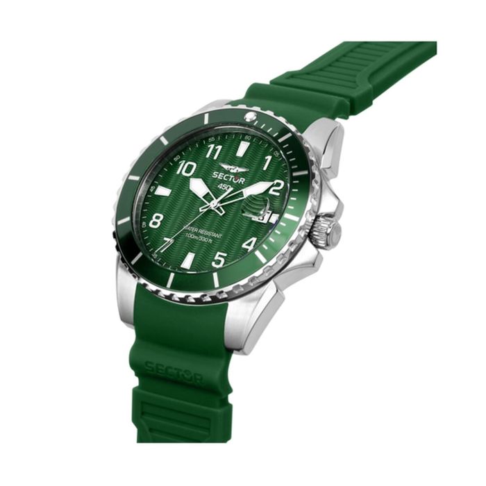 Reloj Hombre Sector 450 Verde (Ø 41 mm) 1