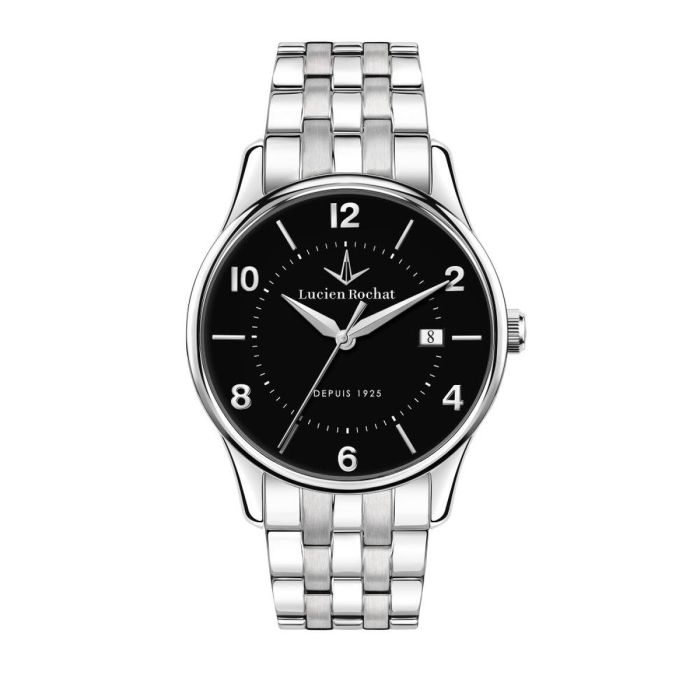 Reloj Hombre Lucien Rochat R0453115002 Negro Plateado