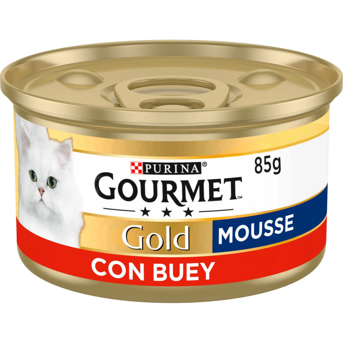 Purina Gourmet Gold Single Mousse Buey 24x85 gr