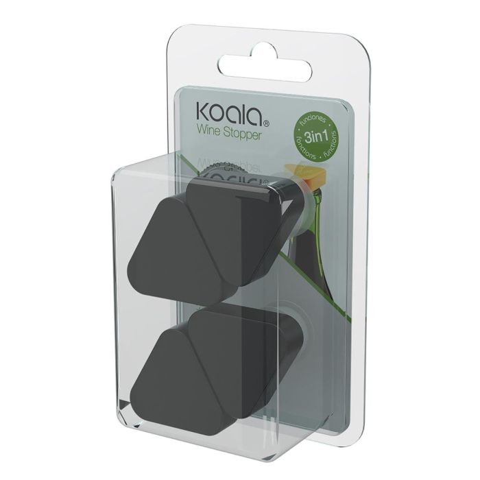 Set 4 Tapones Antigoteo Bodega Koala 7,5x4,5x13 cm 5