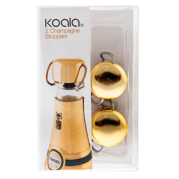 Tapón Cava Polipropileno Acero y Silico Bodega Koala 5x3,4Z3 cm 2