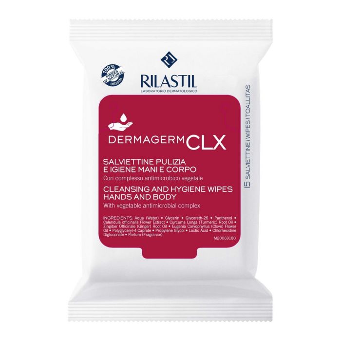 Toallitas Higienizantes Rilastil Dermagen CLX 15 Unidades Toallitas Higienizantes Rilastil Dermagen CLX 15 Unidades