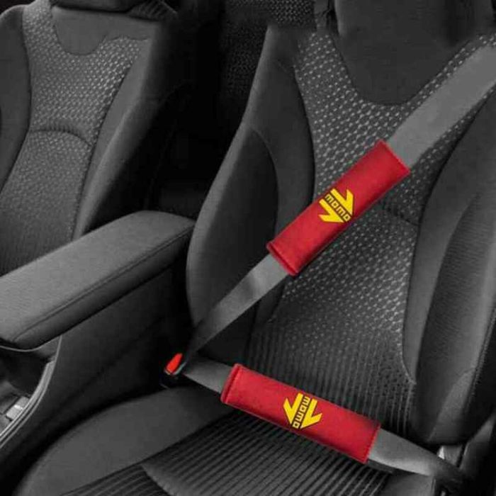 Almohadillas para Cinturón de Seguridad Momo MOMLSHP001R Rojo 1
