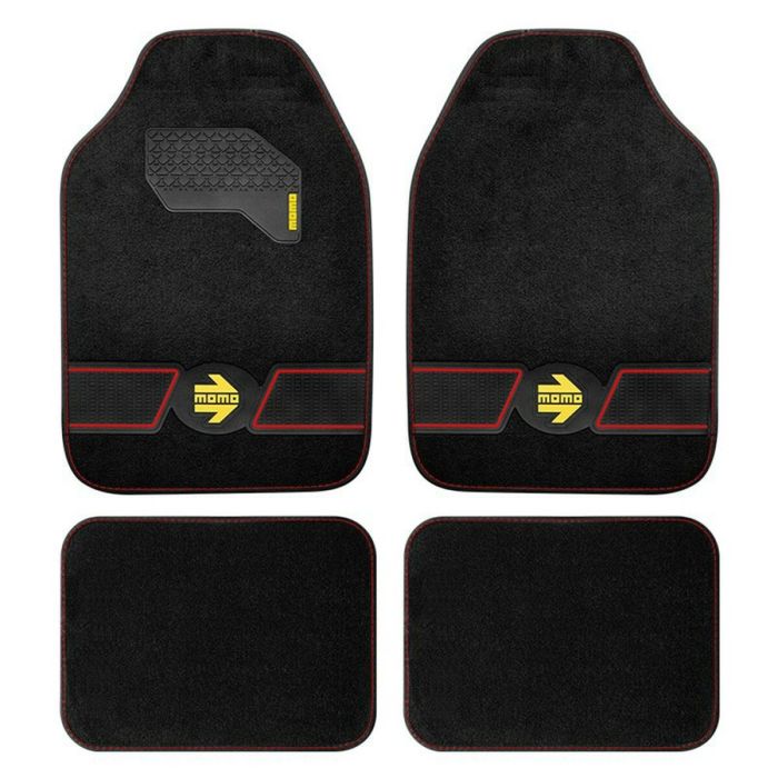 Set de Alfombrillas para Coche Momo MOMLCM4FUBR Universal 4 Piezas 2