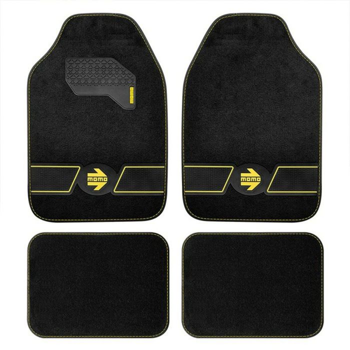 Set de Alfombrillas para Coche Momo MOMLCM4FUBY Universal 4 Piezas 2