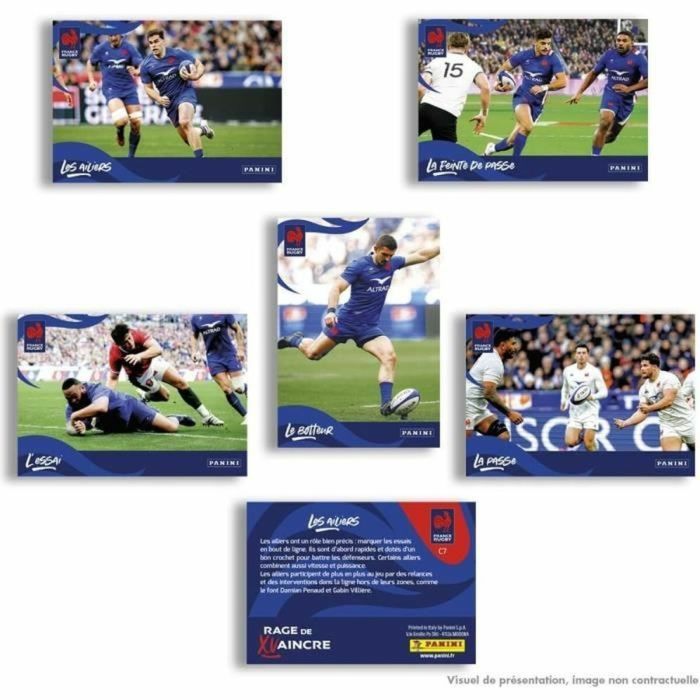Pack de cromos Panini France Rugby 12 Sobres 2
