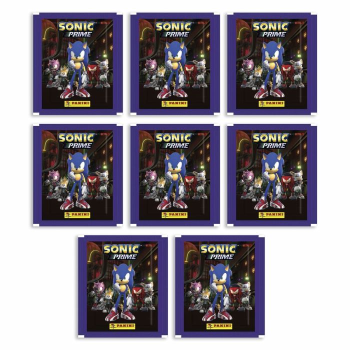 Set de pegatinas Panini Sonic Prime (FR) 8 Piezas 3