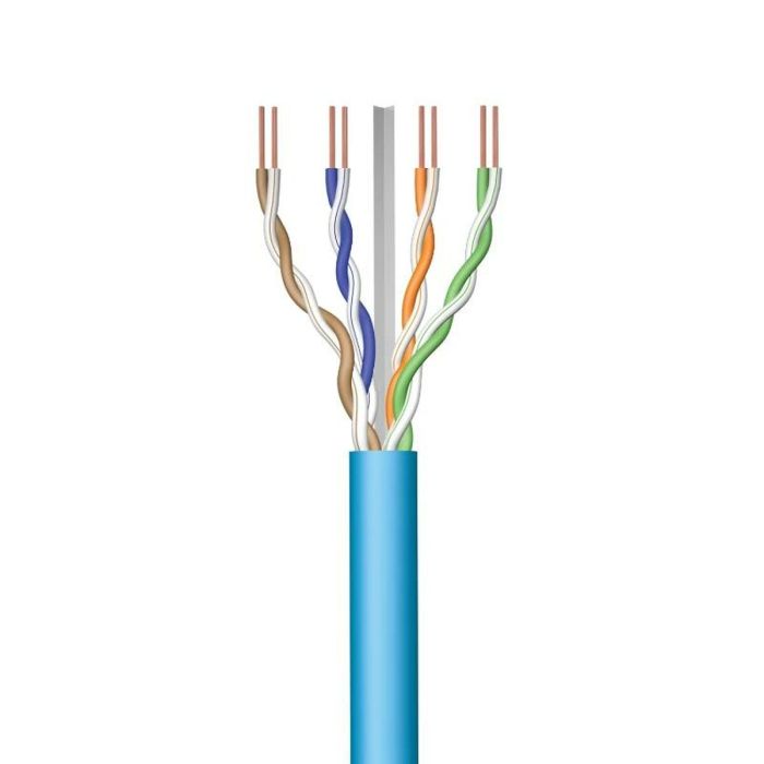 Cable de Red Rígido UTP Categoría 6 Ewent IM1221 Azul 30 m 1