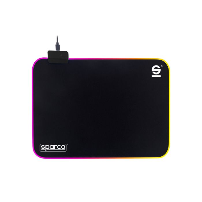 Alfombrilla de Ratón Sparco SPMOUSEPAD Negro