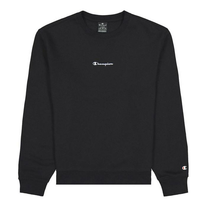 Sudadera sin Capucha Hombre Champion Basket Graphic Negro